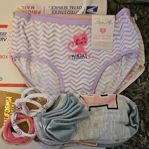 Purple Chevron Cat Briefs